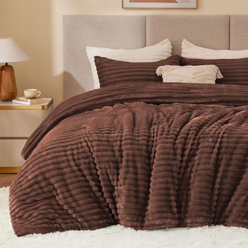 Fleece Full Comforter Set