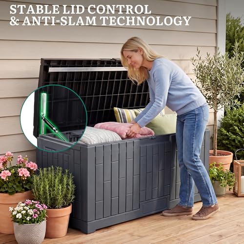 120 Gallon Outdoor Storage Deck Box