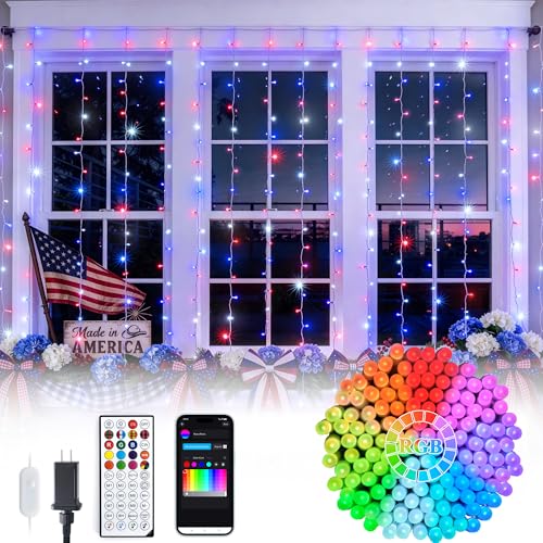 RGB Curtain Lights (9.8 Foot)