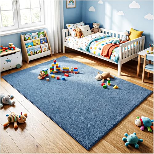 Soft & Colorful 5' x 5' Kids Classroom Area Rug