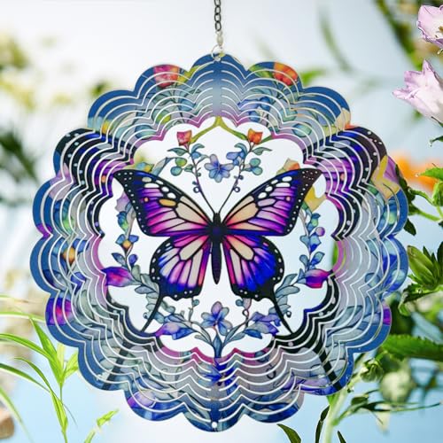 Wind Spinners Outdoor Butterfly