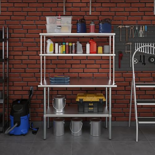 48 Inch Double Tier Overshelf