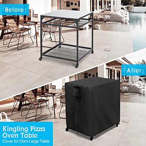 Outdoor Pizza Oven Table Cover Waterproof 36''L x 32''W x 31''H