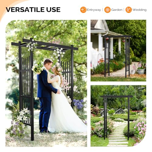 Garden Arbor PVC Wedding Arch for Ceremony Party