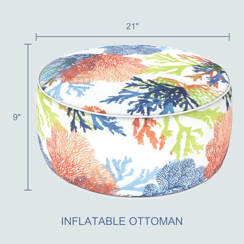 Outdoor Inflatable Footrest Stool