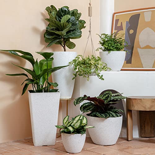 Large Hanging Planters for Outdoor Plants (2 Count)