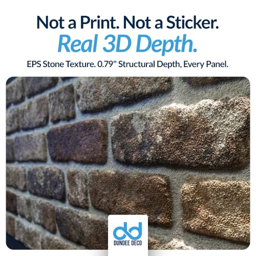 3D Wall Panels Faux Brick (10 Count)