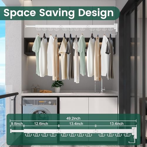 Wall Mounted Clothes Drying Rack (36.64 Ounce)