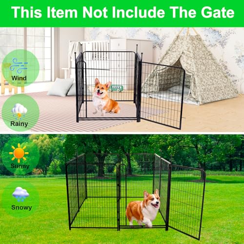 Tall Garden Fence Without Gate (18 Foot)
