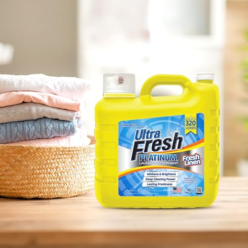 2 Pack Platinum Liquid Laundry Detergent up to 320 Loads (640 Fl Oz)