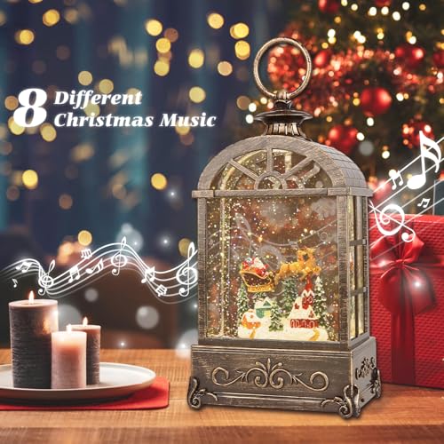 Christmas Snow Globes Lantern