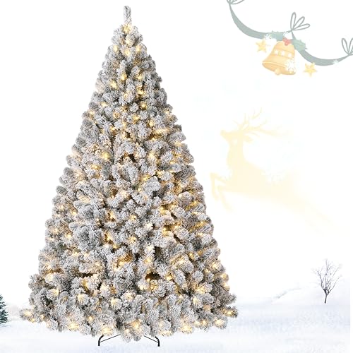 7.5 ft Prelit Artificial Christmas Tree with Warm White Lights