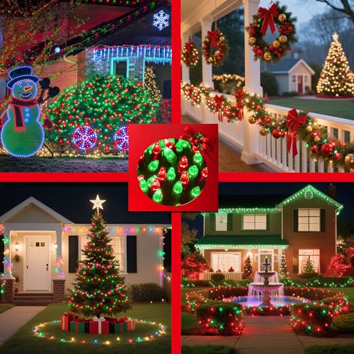 750 LED 240FT Christmas String Lights (240 Foot)