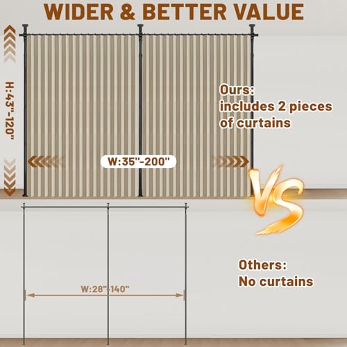 Room Divider Curtain (2 Count)