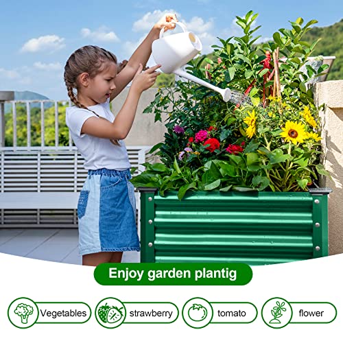 Galvanized Large Metal Raised Garden Bed with Legs for Vegetables