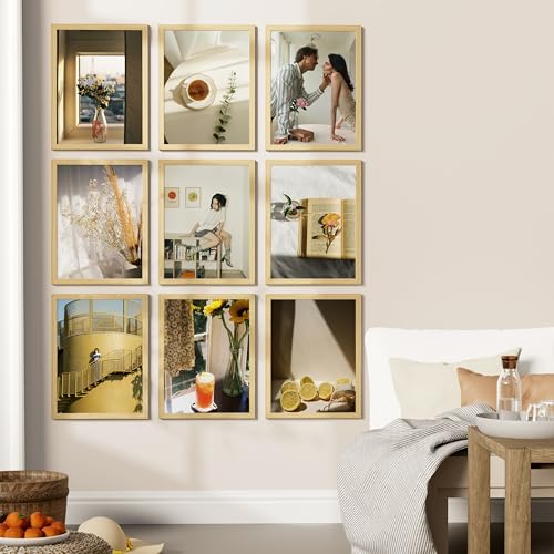 12x16 Picture Frames Set of 9 for Wall Mounting (9 Count)