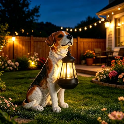 Garden Dog Statues Decor