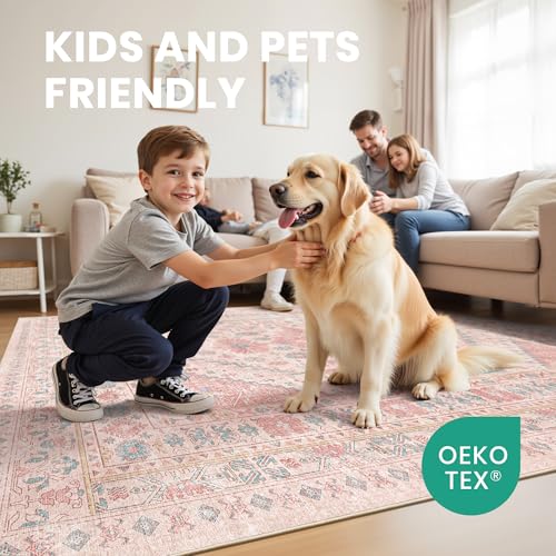 Pink Rugs for Bedroom (15 Sq Ft)