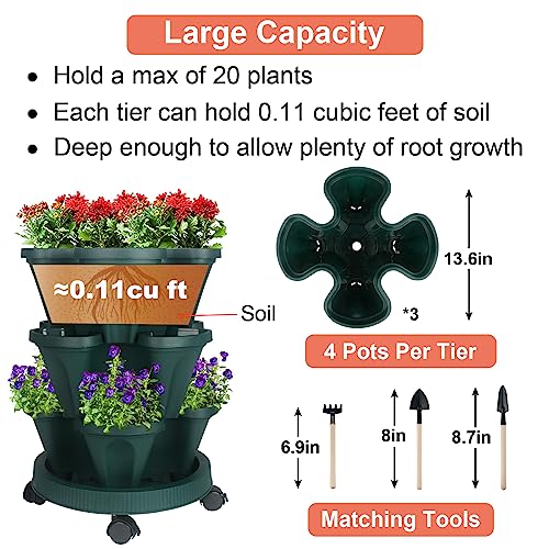 Vertical Planter Tower (2 Count)