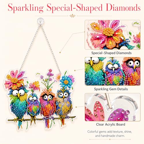 Bird Diamond Art Kits for Adults