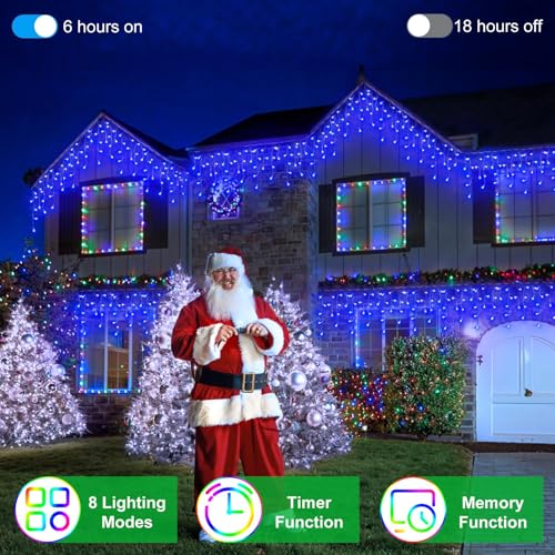 1620 LED 164ft 360 Drops Christmas Lights
