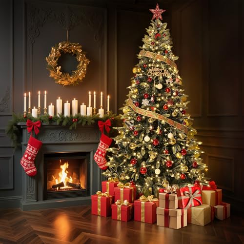 6.5 FT Pre Lit Pencil Christmas Tree