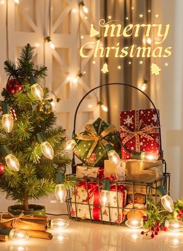 Vintage C9 LED Christmas Lights Outdoor (100 Count)