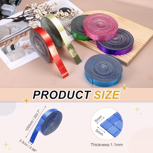 5x5mm Self Adhesive Mirrors Mosaic Tiles (10000 Count)