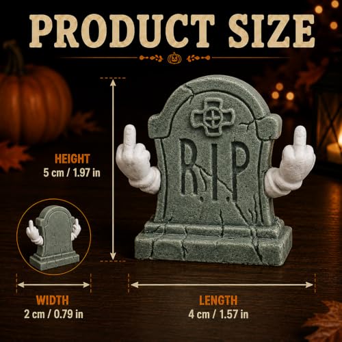 Halloween Tombstone Figurine