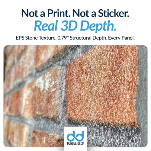 3D Wall Panels Faux Brick (53 Sq Ft)