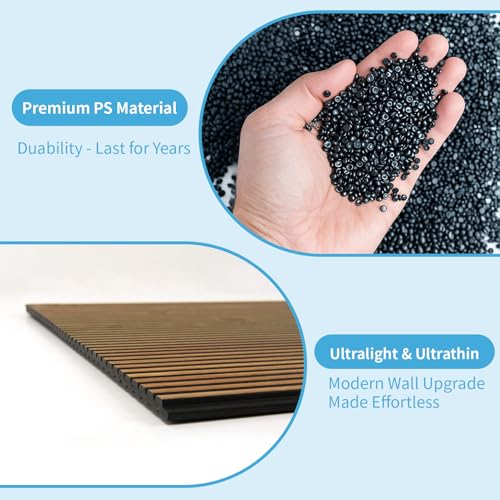 Fine Bar Design Slim Slat Wall Panel (4 Count)