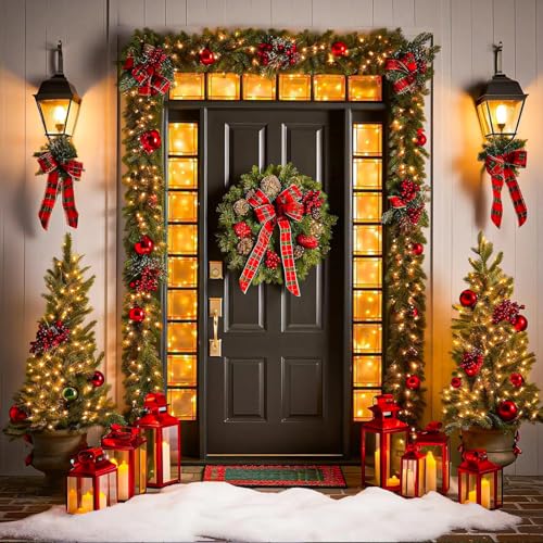 Warm White Christmas Lights Outdoor