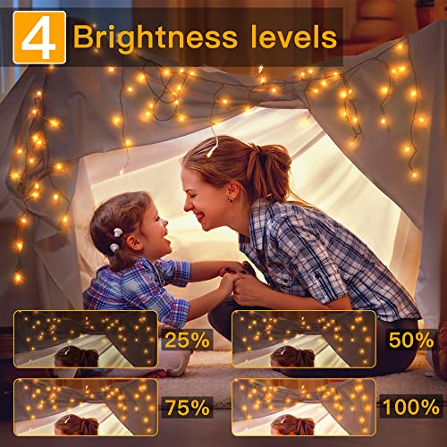 Icicle Lights Outdoor Warm White