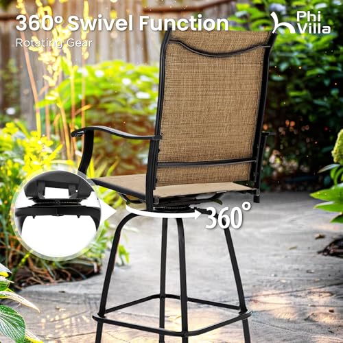 Bar Height Patio Table and Chairs 3 Piece (3 Count)