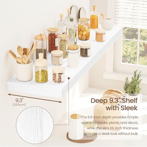 Floating Shelves 9 inch Deep 36”Long Set of 2 (2 Count)