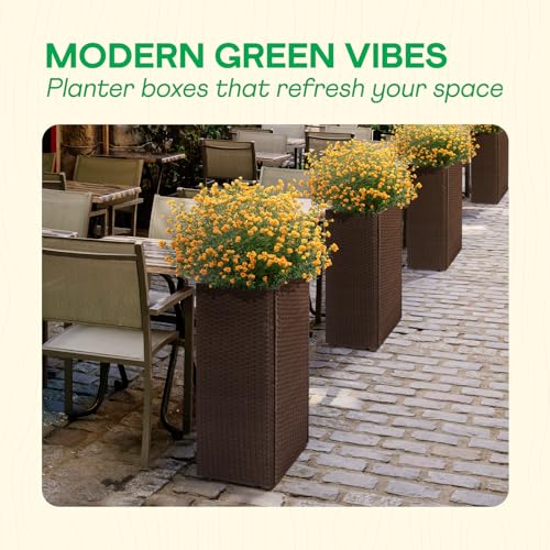 All Weather Wicker Planters