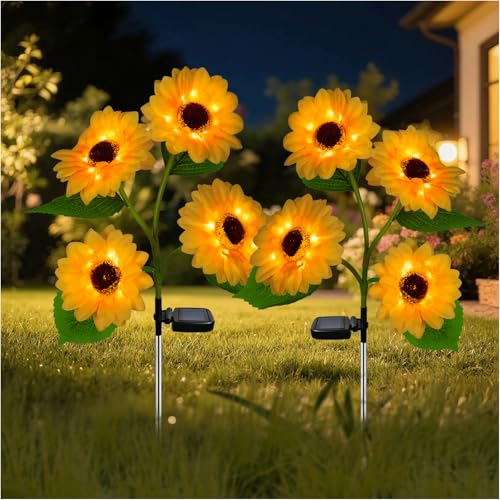 Outdoor Solar Garden Stake Lights (2 Count)