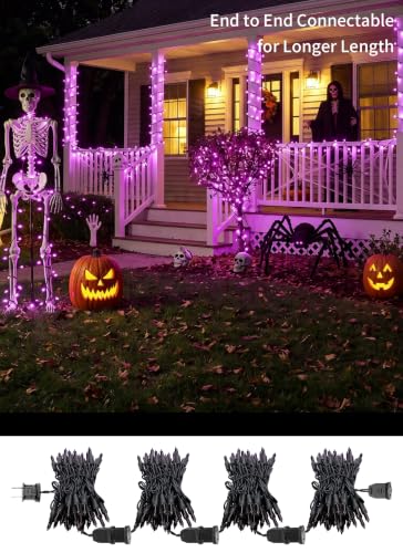 Purple Halloween Mini Lights