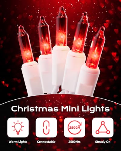 Red Mini String Lights (100 Count)