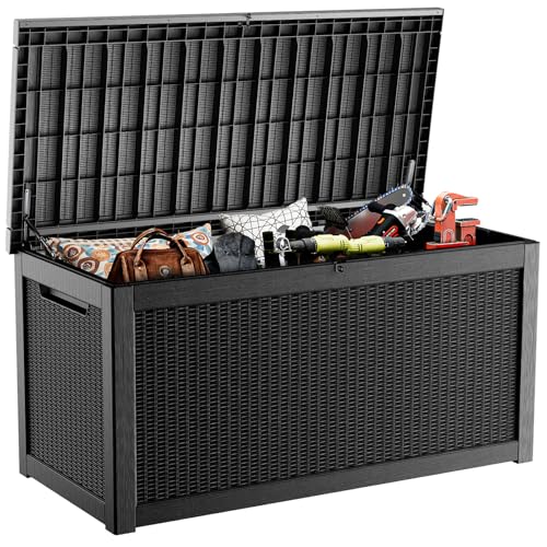 320 Gallon Large Resin Deck Box