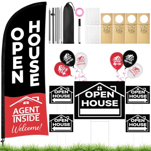 44 Pcs Open House Signs for Real Estate (44 Count)