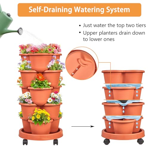 5 Tier Vertical Garden Planter (5 Count)