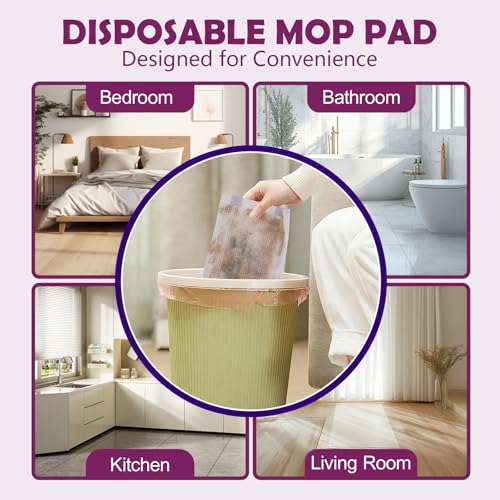 Mopping Pad Refill Compatible with Wet Jet Mop (60 Count)