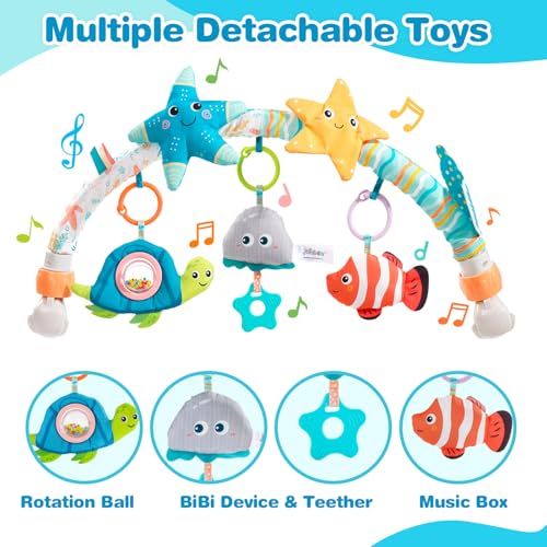 Musical Bassinet Stroller Crib Mobile Toy for Baby 0