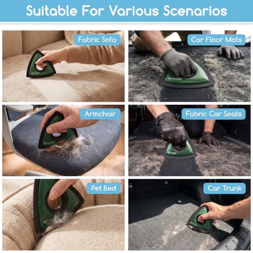 Mini Pet Hair Remover for Car Detailing Dog Hair Tool Brush
