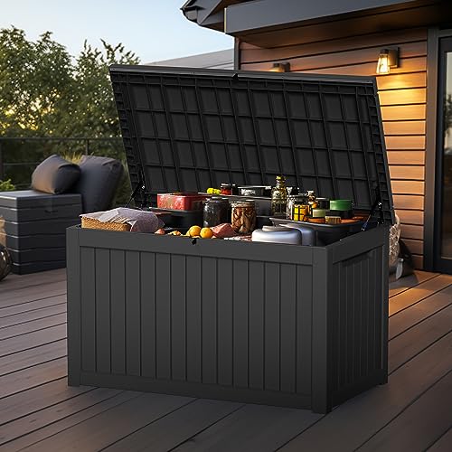 280 Gallon Deck Boxes Outdoor Waterproof