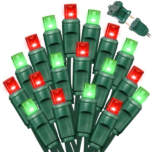 Red and Green Christmas String Lights (100 Count)