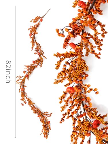 6FT Pumpkin Berry Garland