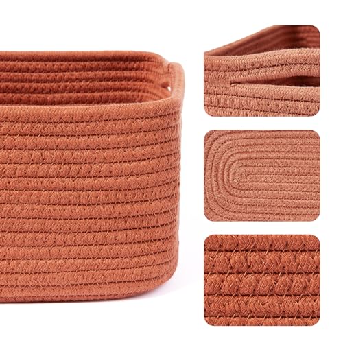 Small Storage Baskets for Organizing (4 Count)