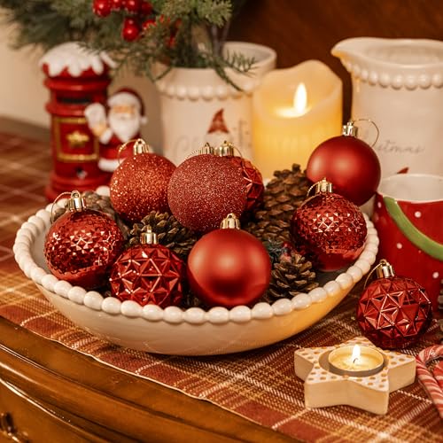 50ct Christmas Tree Decorations Ball Ornaments 2 Inches (50 Count)